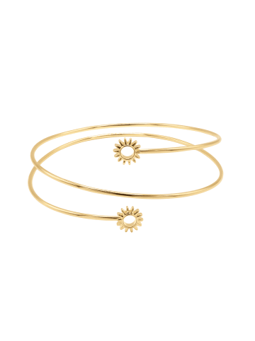 Steel_Art Armreif für den Oberarm Frauen Mirel goldfarben in goldfarben