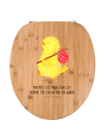 Mr. & Mrs. Panda Toiletten-Sitz Küken Wander mit Spruch in Braun