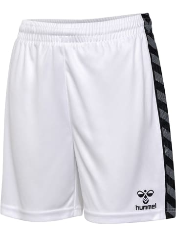 Hummel Kinder Short "Hmlauthentic Pl Shorts Kids" in Weiß