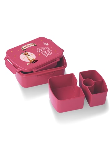 AWAVE Die Schule der Magischen Tiere Brotdose rPET in Beerenrot | Rabbat