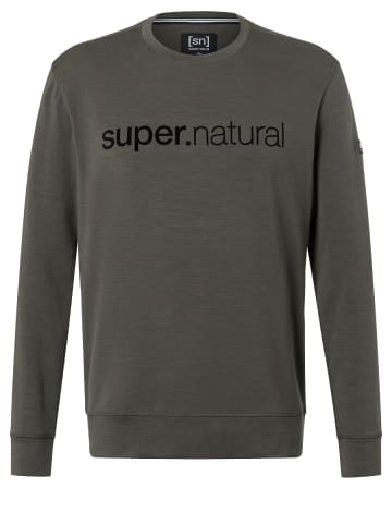 super.natural Merino Pullover in grün