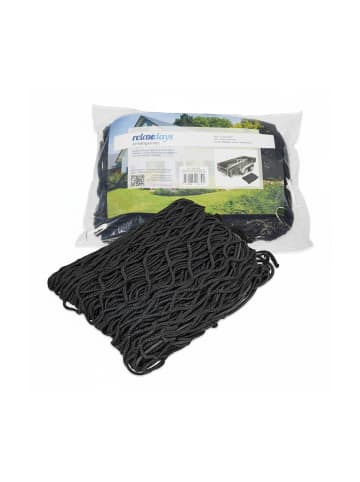 relaxdays Anhängernetz in Schwarz - 3 x 2 m