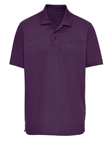 Men Plus Poloshirt in lila