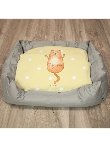 Mr. & Mrs. Panda Katzennest Katze Umarmen ohne Spruch in Gelb Pastell