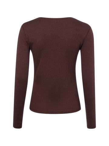 Marie Lund Langarmshirt in schoko - 0004