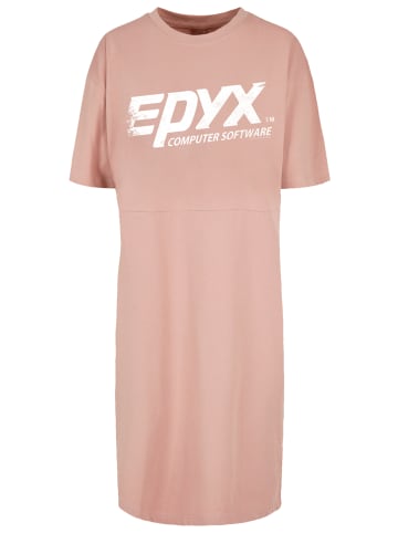 F4NT4STIC Oversized Kleid EPYX Logo WHT in duskrose