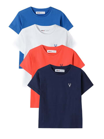Minoti 4er-Set: T-Shirt 13tee 49 in blau