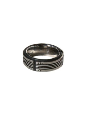 Fossil Ring in Silber