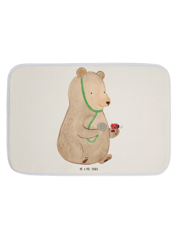 Mr. & Mrs. Panda teppich für bad Bär Arzt ohne Spruch in Weiß