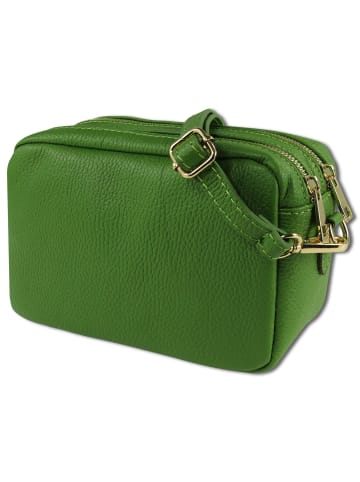 Toscanto Leder Umhängetasche Toscanto Tasche hellgrün ca. 22cm