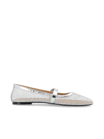 Bianco Mary Jane Schuhe in Silver