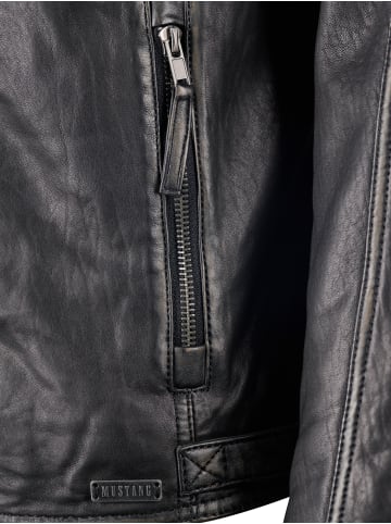 Mustang Lederjacke 31020237 in vintage black