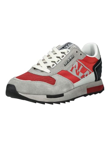 Napapijri Sneaker in Grau/Rot