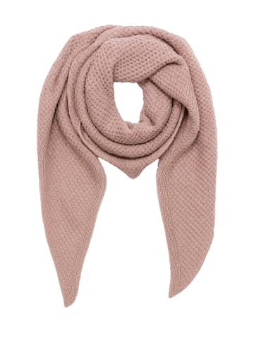 Faera Weicher Schal mit Fransen - Accessoire für kalte Tage in Rosa