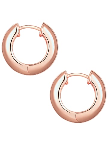 Lulu & Jane Creolen Messing in roségold