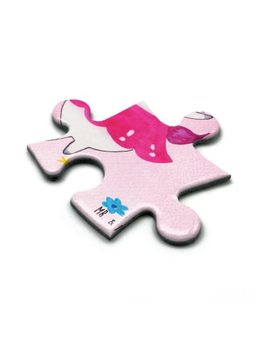 Mr. & Mrs. Panda Puzzle Einhorn Ballerina mit Spruch in Rot Pastell