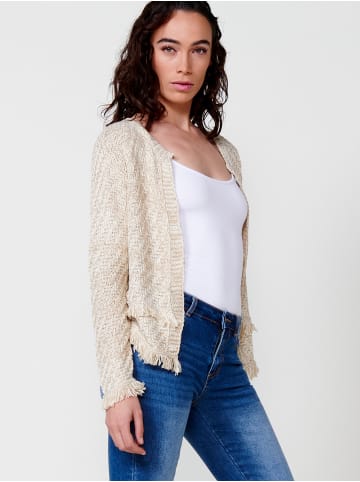 KOROSHI Strickjacke in weiß