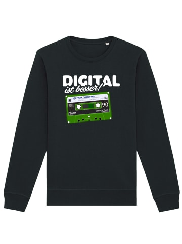 wat? Apparel Sweatshirt Digital ist besser in Schwarz