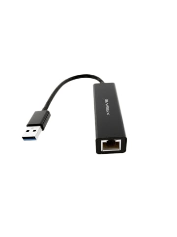 COFI 1453 USB 3.0 zu Ethernet Adapter 1000 Mbit/s Ethernet-Netzwerk in Schwarz