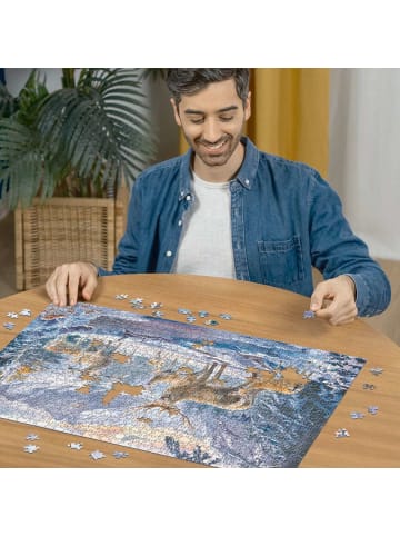 Ravensburger Puzzle 1.000 Teile 1000 Teile - Rehe und Hirsche im Winter Ab 14 Jahre in bunt