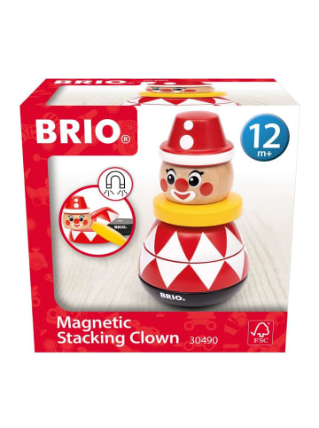 Brio Brio Denkspiel Magnetischer Stapelclown in bunt