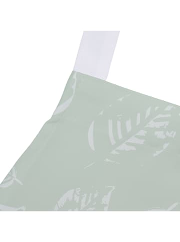 Mr. & Mrs. Panda Grillschürze Blume Mohnblume mit Spruch in Blattgrün