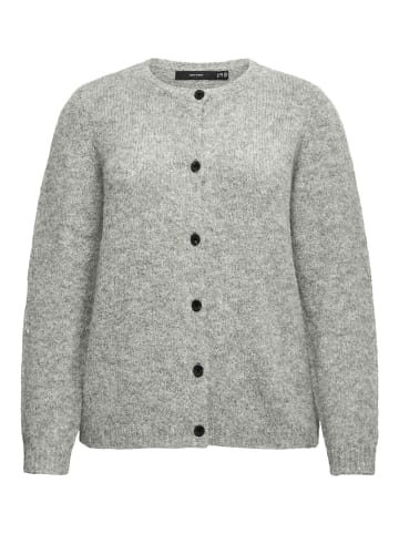 Vero Moda Strickjacke in Medium Grey Melange
