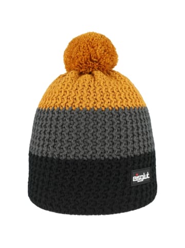 Eisglut Strickmütze in schwarz