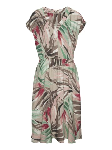 Vivance Midikleid in sand bedruckt