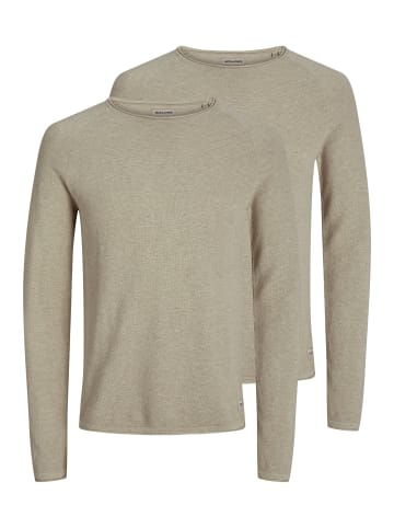 Jack & Jones Pullover Hill in Oatmeal melange
