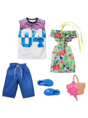 Barbie Sommer Style | Garderoben Set | Barbie & Ken Puppen-Kleidung | Mattel