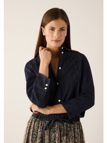 More & More coole, weite Jeans-Langarmbluse in denim