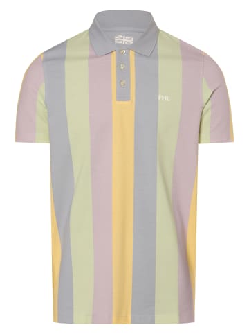 Finshley & Harding London Poloshirt Randy in hellblau mehrfarbig