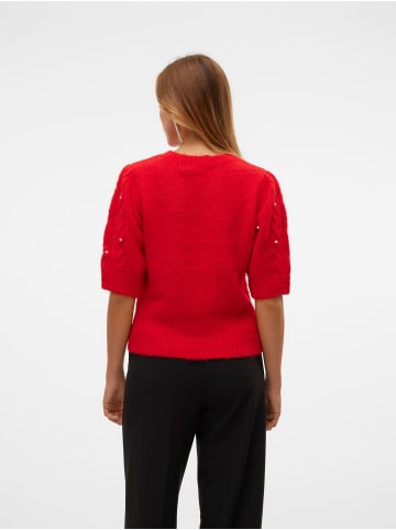 Vero Moda Strickpullover in Salsa