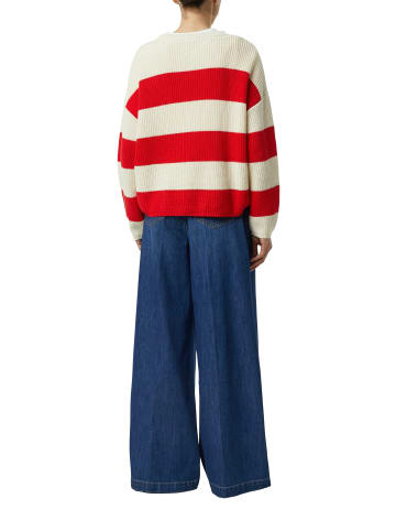 comma Strickpullover in rot ecru - 0001