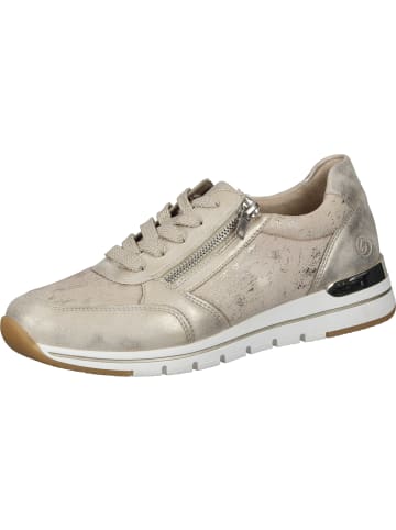 remonte Sneakers Low, Schnürschuhe in muschel/muschel-gold