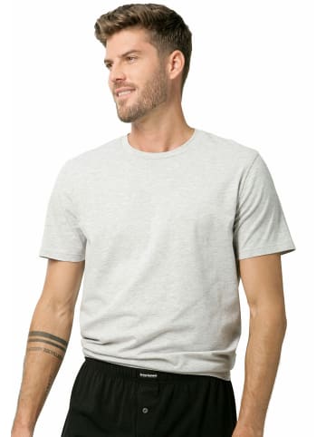 Bruno Banani T-Shirt in schwarz, grau-meliert, weiß