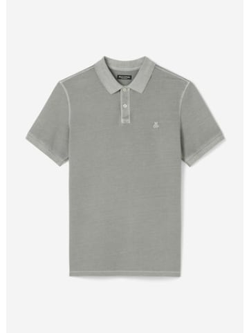 Marc O'Polo Kurzarm-Poloshirt regular Piqué in Grau