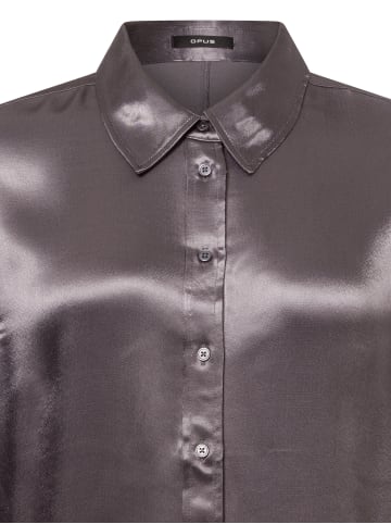 OPUS Bluse Fenzy in anthrazit silber - 0001