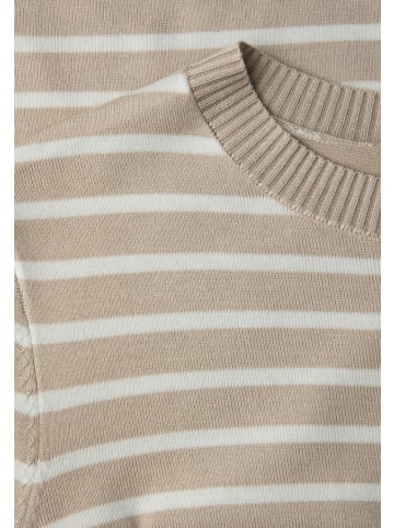 Street One Gestreifter Pullover in Beige