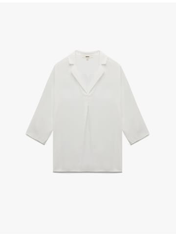 KOTON SHIRTS LS in Grauweiß