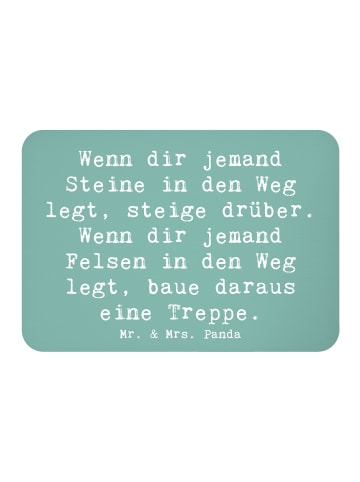 Mr. & Mrs. Panda magnet Spruch Stolpersteine im Alltag meistern ... in Meeresbrise
