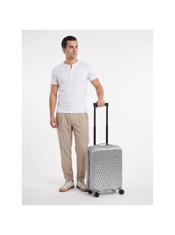 Pack Easy Flow 4 Rollen Kabinentrolley S 52 cm silver