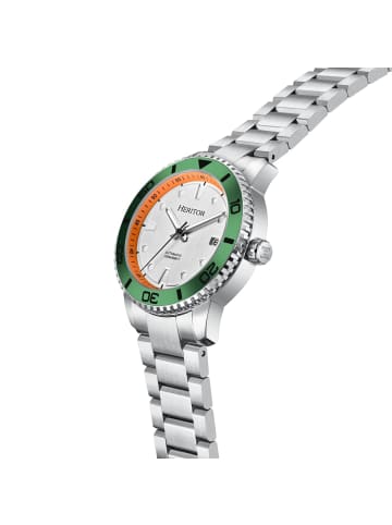 Heritor Bexley Uhr mit Edelstahlarmband in Green/Silver