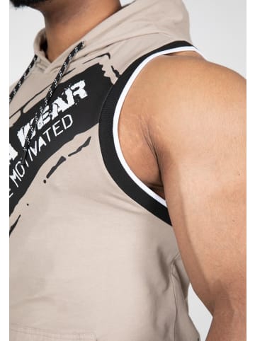 Gorilla Wear Loretto Tank-Top mit Kapuze - Schwarz