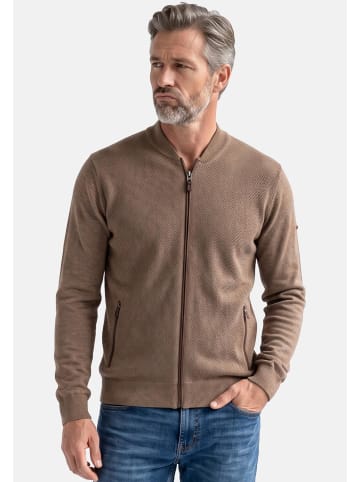 Redmond Strickjacke Basic in Braun