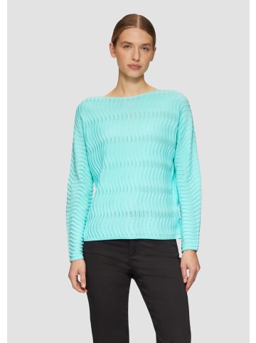 s.Oliver BLACK LABEL Strickpullover langarm in Türkis