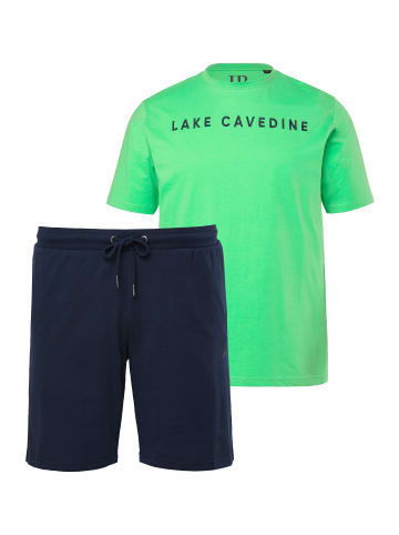 JP1880 Langer Schlafanzug in mintgrün