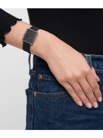 Tamaris Armbanduhr The Silicon Square in schwarz