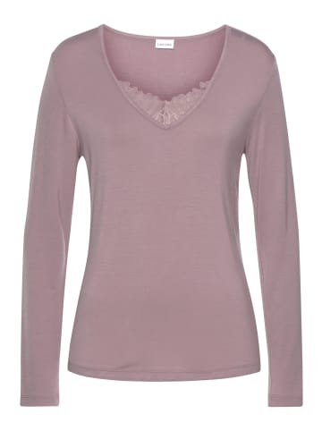 LASCANA Pyjamaoberteil in mauve